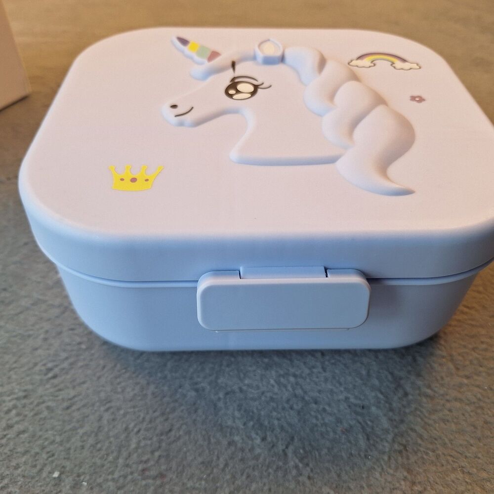 Puckator Space Unicor Clip Lock Stacked Bento Snack Lunch Box-Lunch Box for NEW